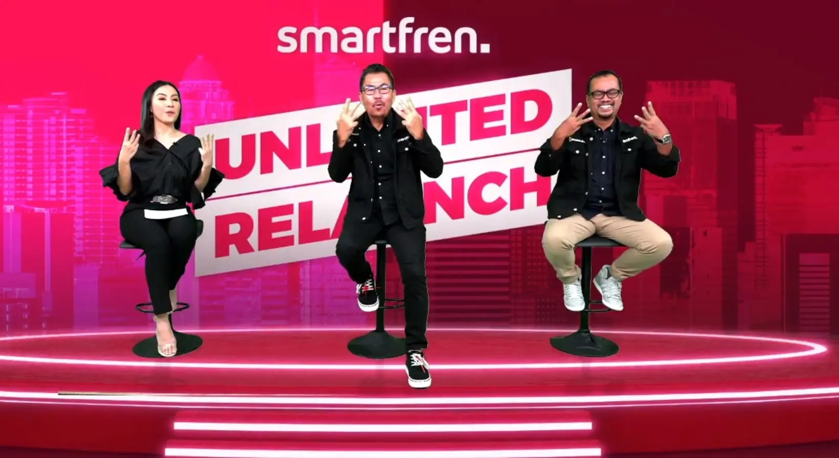 We create virtual press conference for Smartfren Unlimited Extra Launch. Hosting to 72 journalists that joining the launch.